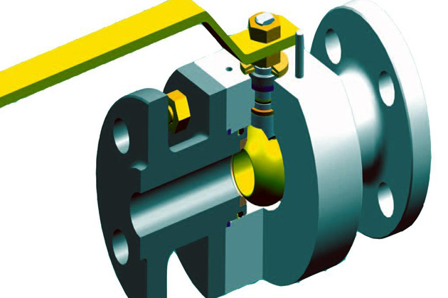 浮(fú)動球閥結構 浮(fu)動球閥結構