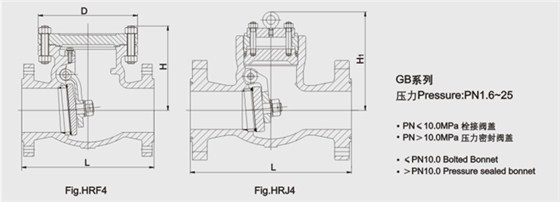 鑄鋼旋啟(qǐ)式止回閥(fá)結構圖