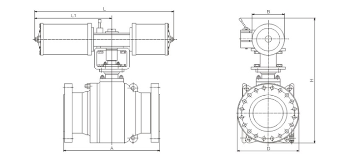 鎖渣(zha)、鎖鬥閥及沖(chòng)洗水閥結構(gou)尺寸（帶手輪(lún)）