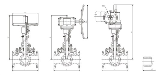 軌道(dào)球閥結構尺寸圖(tu) 軌道球閥結構尺(chǐ)寸圖