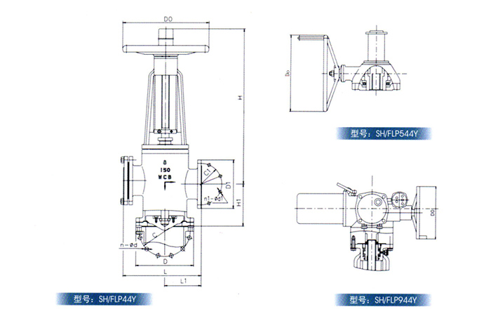 角式放料閥産品(pǐn)結構圖 角式放料(liào)閥産品結構圖