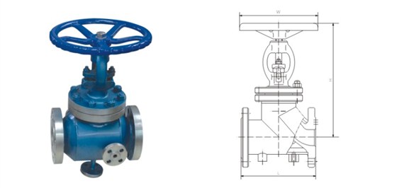 BJ41型保溫閘(zha)閥産品結構(gòu)圖 BJ41型保溫閘(zha)閥産品結構(gòu)圖