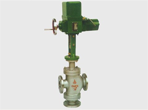 電動三通(tōng)合流、分流調(diao)節閥 電動三通合(he)流、分流調節(jiē)閥