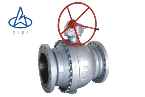 帶logo-固定式鑄鋼(gāng)球閥 帶logo-固定式(shi)鑄鋼球閥