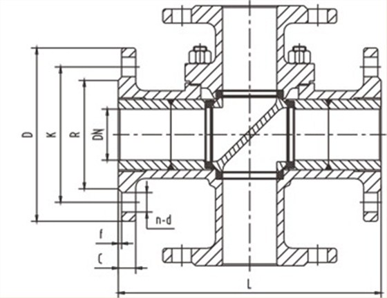 四通球閥(fa)結構