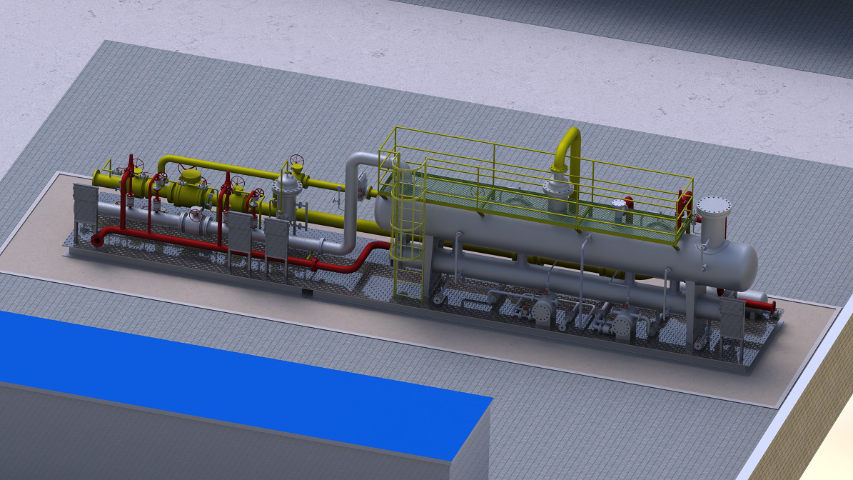 數字化集(jí)氣撬模型(xíng)