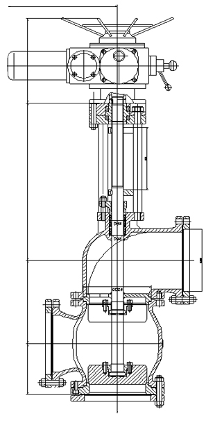 三(sān)通料漿(jiang)閥結構(gou)圖