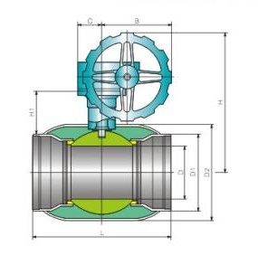 供熱全(quán)焊接球(qiú)閥1-産品(pin)結構圖(tú) 供熱全(quán)焊接球(qiu)閥1-産品(pin)結構圖(tú)