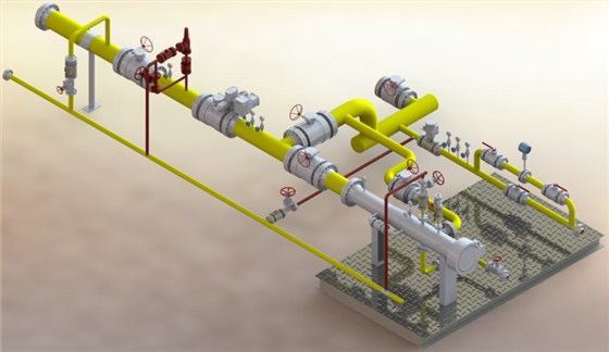 收發球(qiu)筒撬 收發(fā)球筒撬